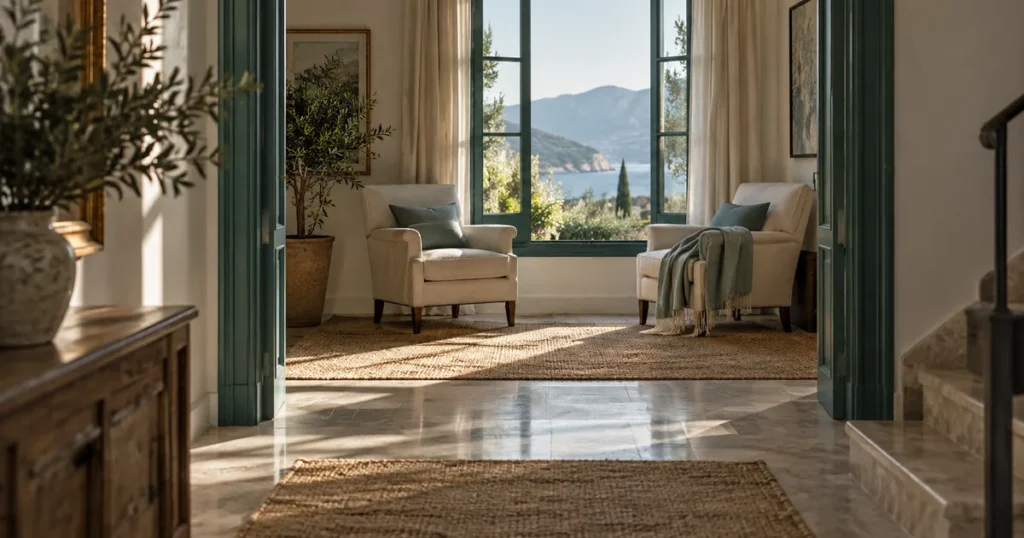 Herencia del cónyuge viudo: qué le corresponde según la ley Interior de una vivienda familiar iluminada, con dos sillas